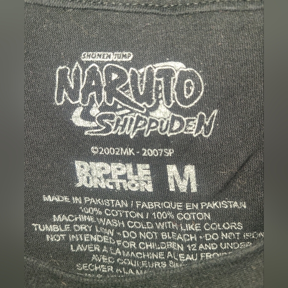 Men's Naruto Shippuden Tee Size Medium - Picture 3 of 4